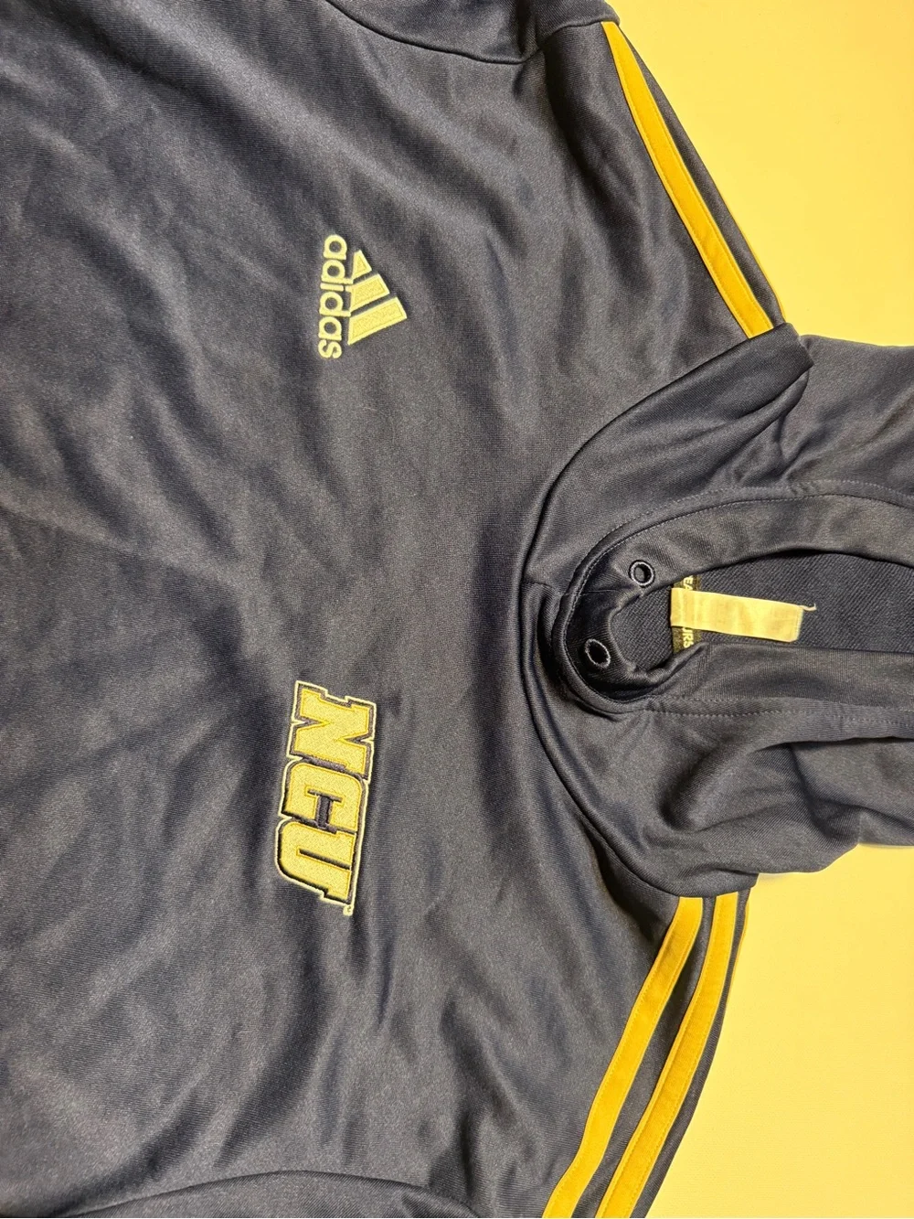 adidas Navy‎ & Gold NCU Hooded Athletic Pullover